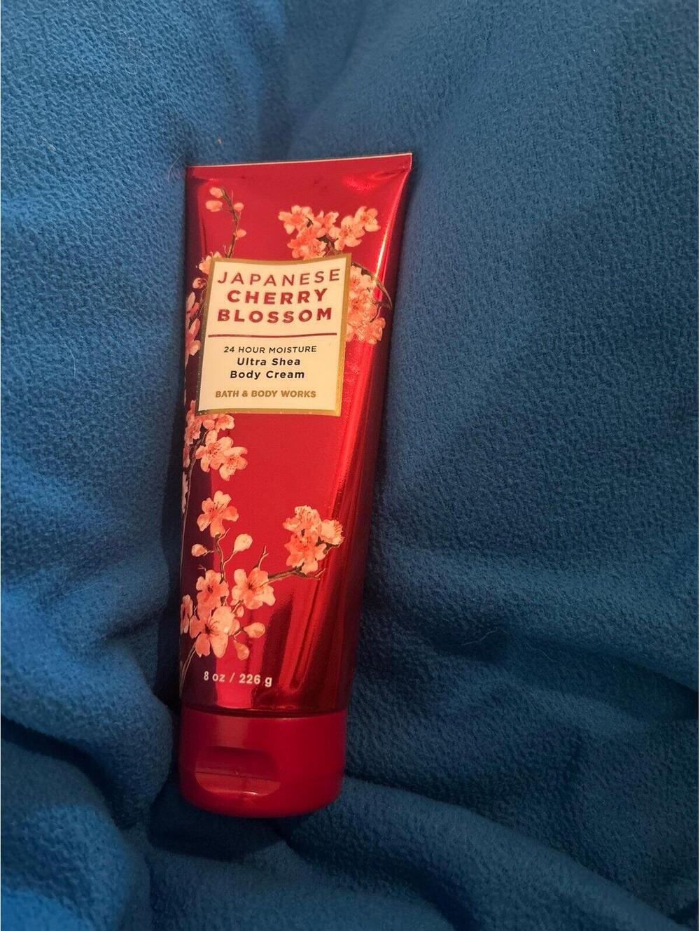 C83 Japanese cherry blossom body cream  8 oz bath and body works